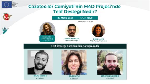 Gazeteciler Cemiyeti, telif desteklerini tanıtıyor