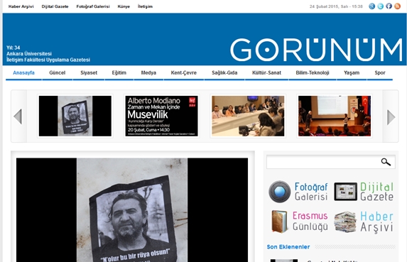 GÖRÜNÜM mobile sayfası hizmete açıldı