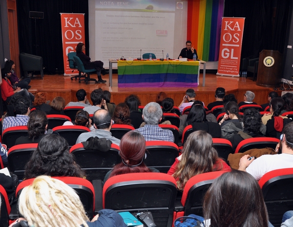Kaos GL’nin düzenlediği Uluslararası Feminist Forum ilk günü Ahmet Taner Kışlalı Sanatevi’nde gerçekleşti.