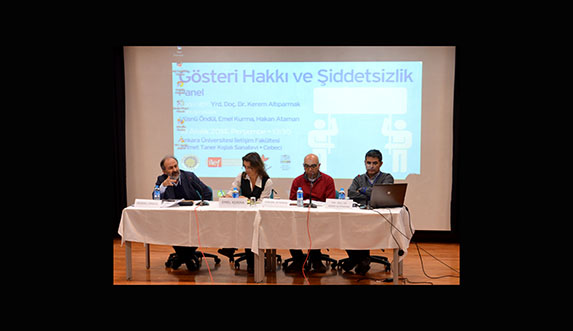 İLEF’te “Gösteri Hakkı ve Şiddetsizlik” paneli