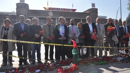 GÖP’ten Ankara Garı’na karanfilli ziyaret