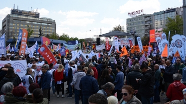 Ankara’da seçim öncesi kitlesel 1 Mayıs kutlaması