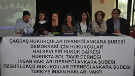 Hukuk örgütleri Ankara Katliamı hakkında basın açıklaması yaptı