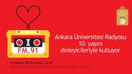 Ankara Üniversitesi Radyosu’ndan 10. Yıl etkinliği