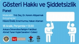 İLEF’te “Gösteri Hakkı ve Şiddetsizlik” konuşulacak