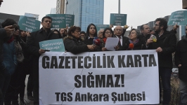 Basın kartlarının iptaline gazetecilerden tepki