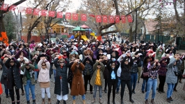 Ankaralı kadınlardan “Las Tesis” danslı protesto