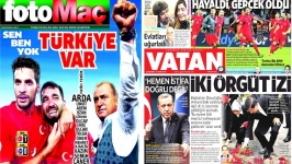 Spor manşetlerinde AKP sloganları