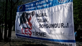 Yatağan işçileri gözaltında